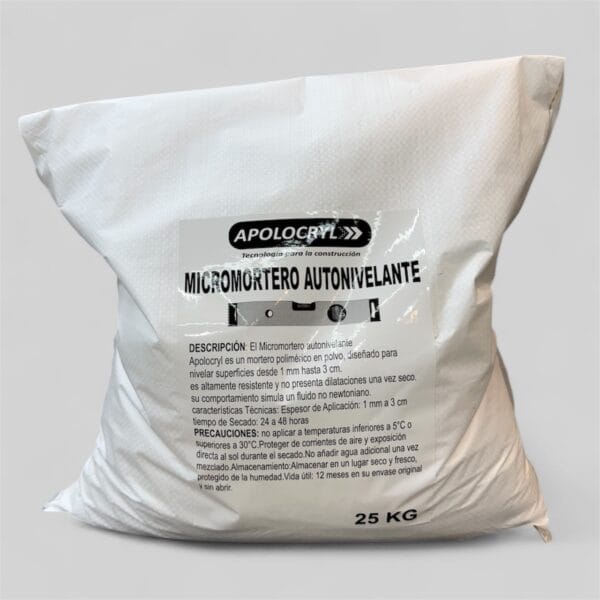 MICROMORTERO AUTONIVELANTE X 25 KG