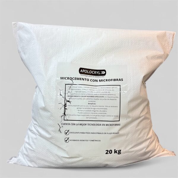 MICROCEMENTO GRIS 2X1 X 20 KG