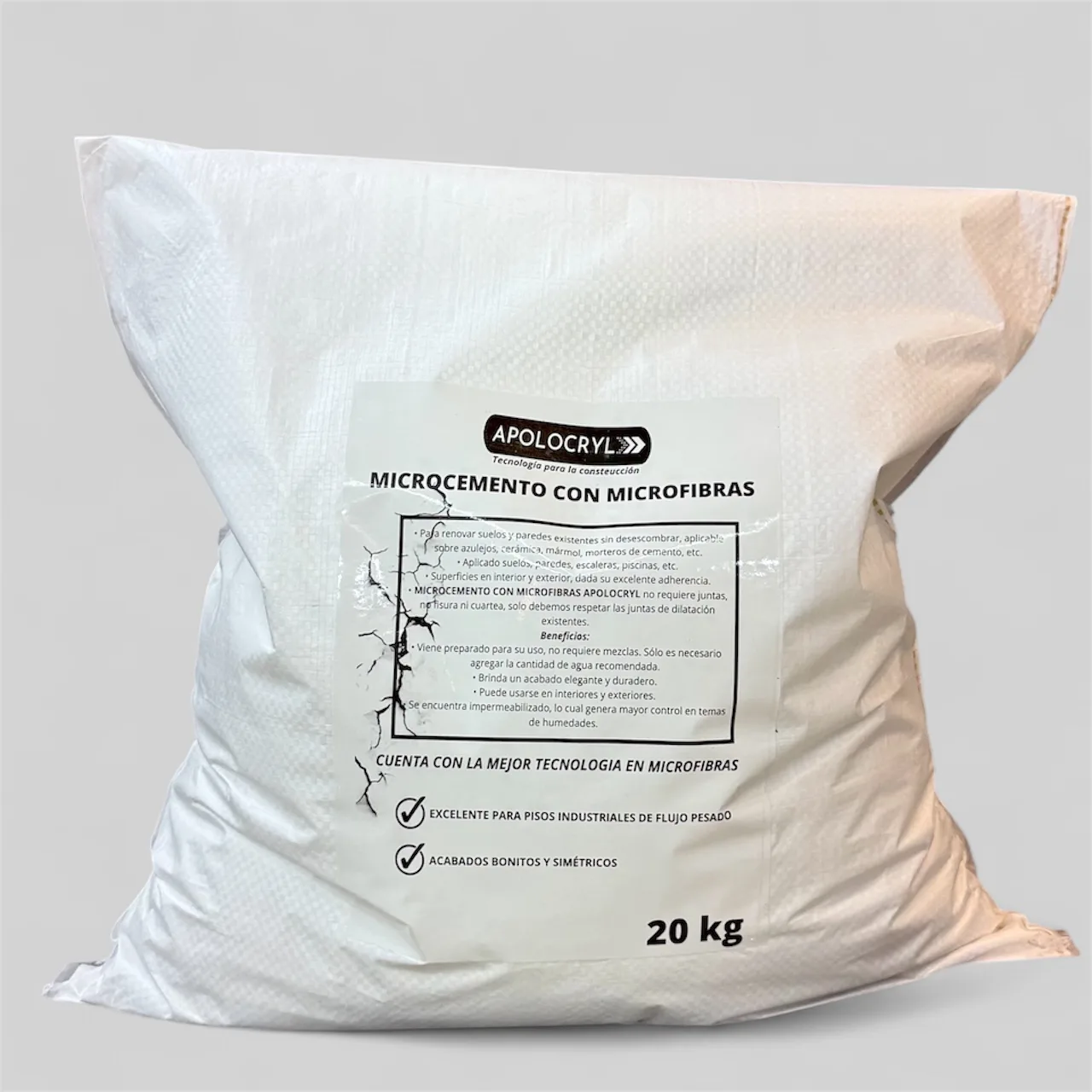 MICROCEMENTO BLANCO X 20 KG